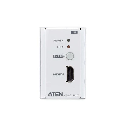 Aten Trasmettitore HDMI HDBaseT-Lite con placca a parete EU / PoH VE1801AEUT-AT-G [VE1801AEUT-AT-G]