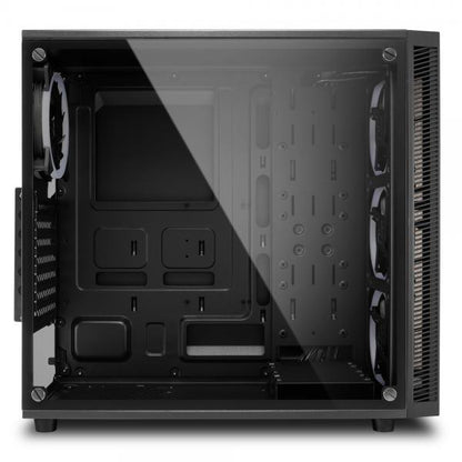 SHARKOON CASE TG4M RGB ATX VETRO TEMPERATO 6 SLOT ESPANSIONE, 3X120MM FAN FRONT, 1X120MM FAN REAR [TG4M RGB]