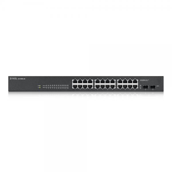 Zyxel GS-1900-24 v2 Gestionado L2 Gigabit Ethernet (10/100/1000) 1U Negro [GS1900-24-EU0102F]