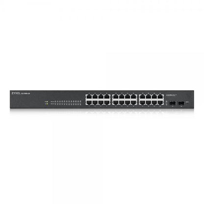 Zyxel GS-1900-24 v2 Gestionado L2 Gigabit Ethernet (10/100/1000) 1U Negro [GS1900-24-EU0102F]