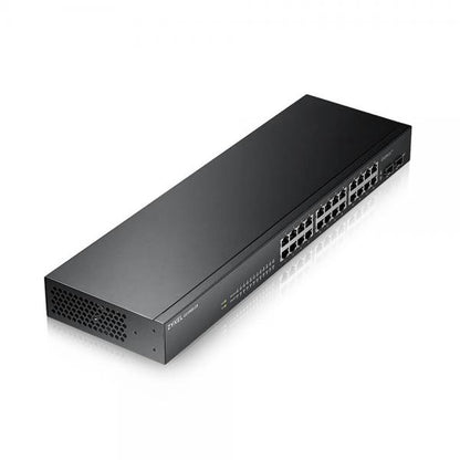 Zyxel GS-1900-24 v2 Gestionado L2 Gigabit Ethernet (10/100/1000) 1U Negro [GS1900-24-EU0102F]