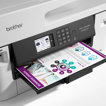 BROTHER MULTIF. INK A3 COLORE, 28PPM, ADF DUPLEX, FRONTE/RETRO, CASSETTO STANDARD, USB/LAN/WIFI, 4 IN 1 [MFCJ5340DW]