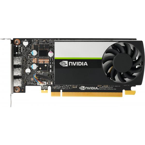 Hpinc NVIDIA T400 4GB PCI-e 3x16 LP/FH 384 CudaCores/3x miniDP 1.4/GDDR6/Single Slot/30W [5Z7E0AA]