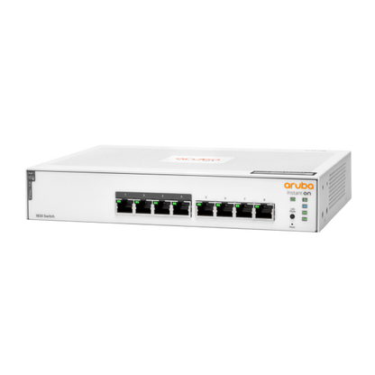 Aruba Instant On 1830 8G 4p Class4 PoE 65W Administrado L2 Gigabit Ethernet (10/100/1000) Compatible con alimentación a través de Ethernet (PoE) 1U [JL811A#ABB]