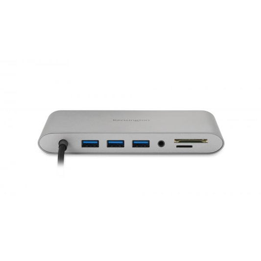 Estación de acoplamiento portátil sin conductor Kensington Salida de vídeo dual UH1440P USB-C 5 Gbps DP/HDMI/VGA [K33853WW]