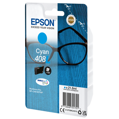 EPSON CARTUCCIA CIANO 408L DURABRITE ULTRA INK [C13T09K24010]