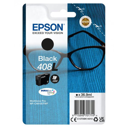 EPSON CARTUCCIA BLACK 408L DURABRITE ULTRA INK [C13T09K14010]