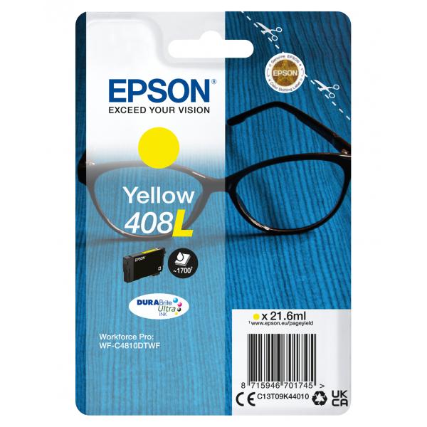 EPSON CARTUCCIA GIALLO 408L DURABRITE ULTRA INK [C13T09K44010]