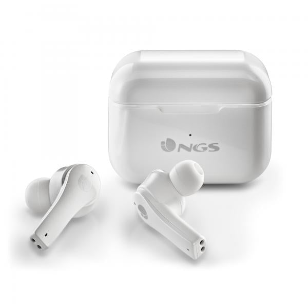 NGS AURICOLARI STEREO BLUETOOTH 5.1 ARTICA BLOOM + BASE DI RICARICA + Touch sensor + Vivavoce WHITE [ARTICABLOOMWHITE]