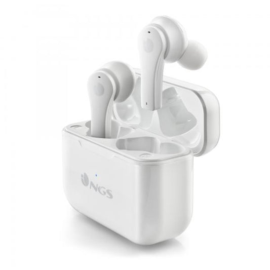 NGS AURICOLARI STEREO BLUETOOTH 5.1 ARTICA BLOOM + BASE DI RICARICA + Touch sensor + Vivavoce WHITE [ARTICABLOOMWHITE]