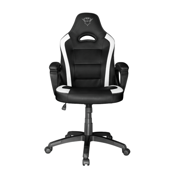 Trust GXT 701W RYON Silla gaming universal Asiento acolchado Negro, Blanco [24581] 