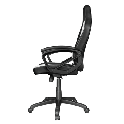 Trust GXT 701W RYON Silla gaming universal Asiento acolchado Negro, Blanco [24581] 