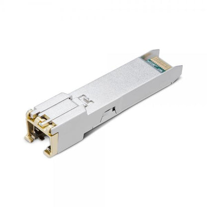 TP-Link - SM331T - 1000BASE-T RJ45 SFP Module SPEC: 1000Mbps RJ45 Copper Transceiver, Plug and Play with SFP Slot, Up to 100 m Distance (Cat5e or above) SM331T [SM331T]
