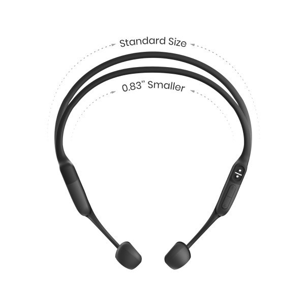 SHOKZ OpenRun Auricular Bluetooth Inalámbrico Deportivo con Banda para el Cuello Negro [S803BK] 