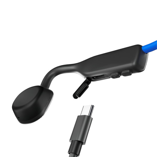 SHOKZ OpenMove Cuffie Wireless A clip Musica e Chiamate USB tipo-C Bluetooth Blu [S661BL]