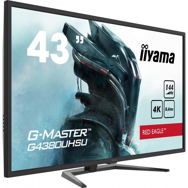 iiyama G-MASTER G4380UHSU-B1 Monitor PC 108 cm (42.5") 3840 x 2160 Pixel 4K Ultra HD LED Nero [G4380UHSU-B1]