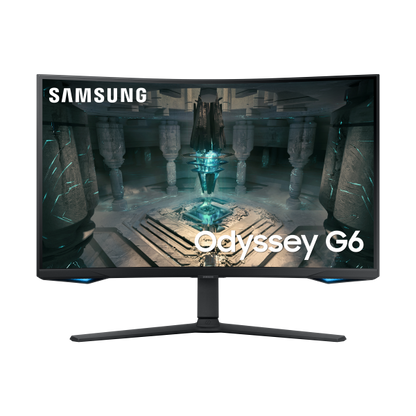 Samsung Odyssey Monitor Gaming G6 da 32'' QHD Curvo [LS32BG650EUXEN]