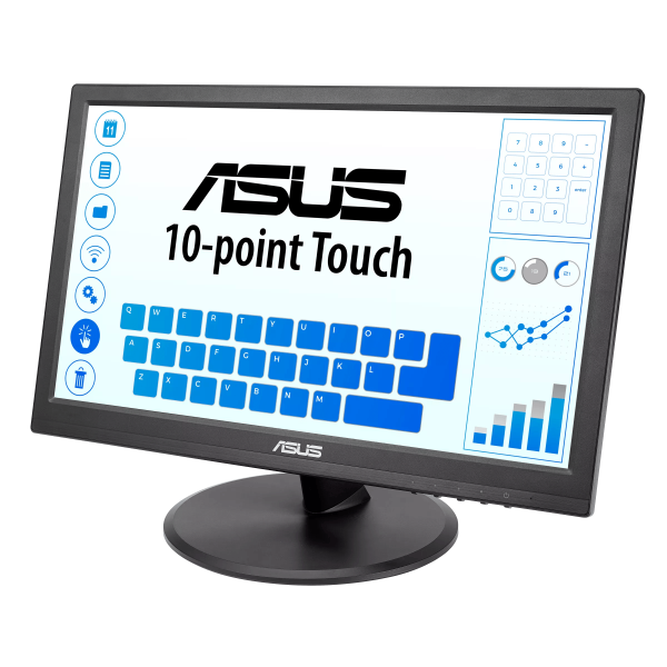 ASUS MONITOR TOUCH 15,6 LED TN 16:9 1366x768 220 CDM, VGA/HDMI, 10 TOCCHI [VT168HR]