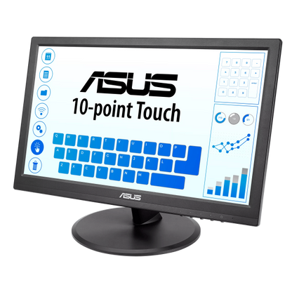 ASUS MONITOR TOUCH 15,6 LED TN 16:9 1366x768 220 CDM, VGA/HDMI, 10 TOCCHI [VT168HR]