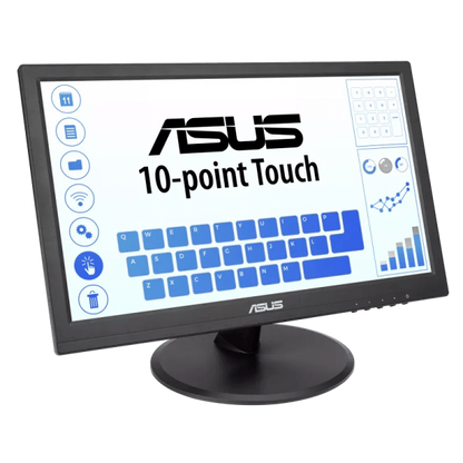 ASUS MONITOR TOUCH 15,6 LED TN 16:9 1366x768 220 CDM, VGA/HDMI, 10 TOCCHI [VT168HR]