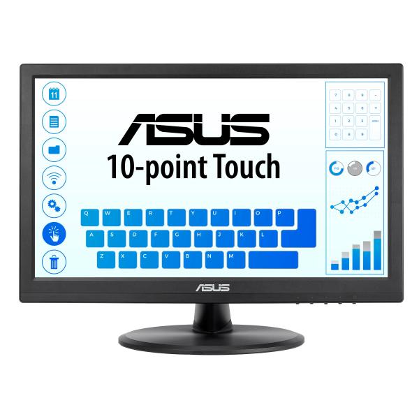 ASUS MONITOR TOUCH 15,6 LED TN 16:9 1366x768 220 CDM, VGA/HDMI, 10 TOCCHI [VT168HR]