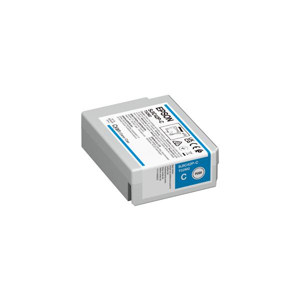 Epson SJIC42P-C cartucho de tinta 1ud Original Cian [C13T52M240] 