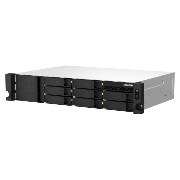 QNAP TS-873AEU-4G server NAS e di archiviazione Armadio (2U) Collegamento ethernet LAN Nero V1500B [TS-873AEU-4G]