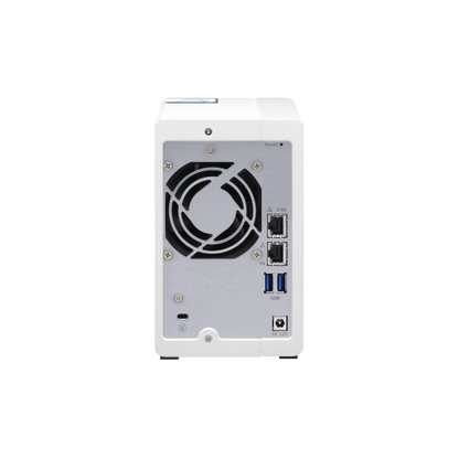 QNAP TS-233 server NAS e di archiviazione Mini Tower Collegamento ethernet LAN Bianco Cortex-A55 [TS-233]