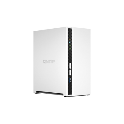 QNAP TS-233 server NAS e di archiviazione Mini Tower Collegamento ethernet LAN Bianco Cortex-A55 [TS-233]