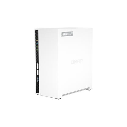 QNAP TS-233 server NAS e di archiviazione Mini Tower Collegamento ethernet LAN Bianco Cortex-A55 [TS-233]