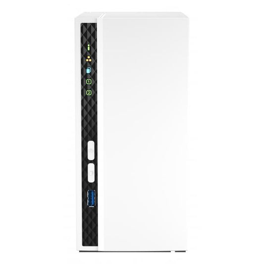 QNAP TS-233 server NAS e di archiviazione Mini Tower Collegamento ethernet LAN Bianco Cortex-A55 [TS-233]