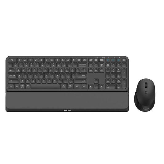 Philips 6000 series SPT6607B/34 teclado Ratón incluido RF inalámbrico + Bluetooth Negro [SPT6607B/34]