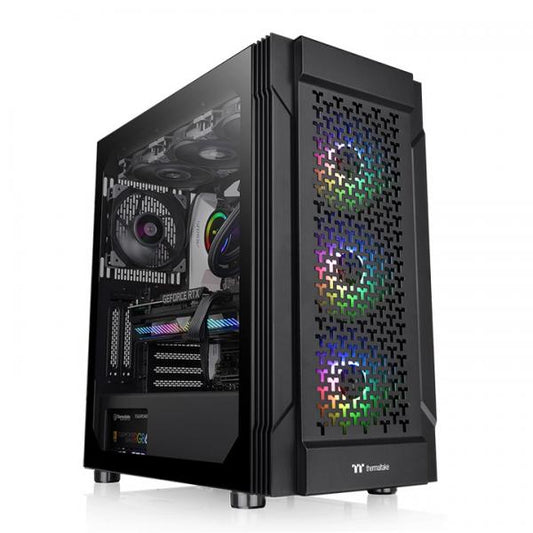 THERMALTAKE CASE M.TOWER VERSA T27 ARGB TG 3x120 ARGB FAN [CA-1W2-00M1WN-01]