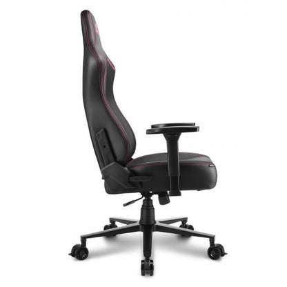 Sharkoon SGS30 Silla Gaming Universal Silla Acolchada Tapizada Negro, Rosa [SKILLERSGS30BLACK/PINK] 