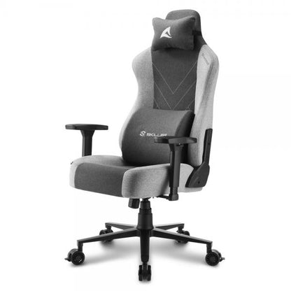 Sharkoon SKILLER SGS30 FABRIC BK/GY GAMING SEAT FABRIC COVER [SKILLERSGS30FABRICGREY]