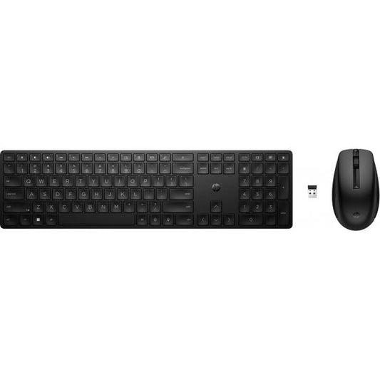 Combo de teclado y mouse inalámbricos Hp 655 - QWERTY [4R009AA#ABB]