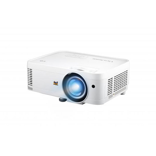 VIEWSONIC SHORT LENS VIDEO PROJECTOR, WXGA LED, 2000 Lumens, 300000:1, 360 DEGREES, HDMI, USB, LAN [LS550WH] 