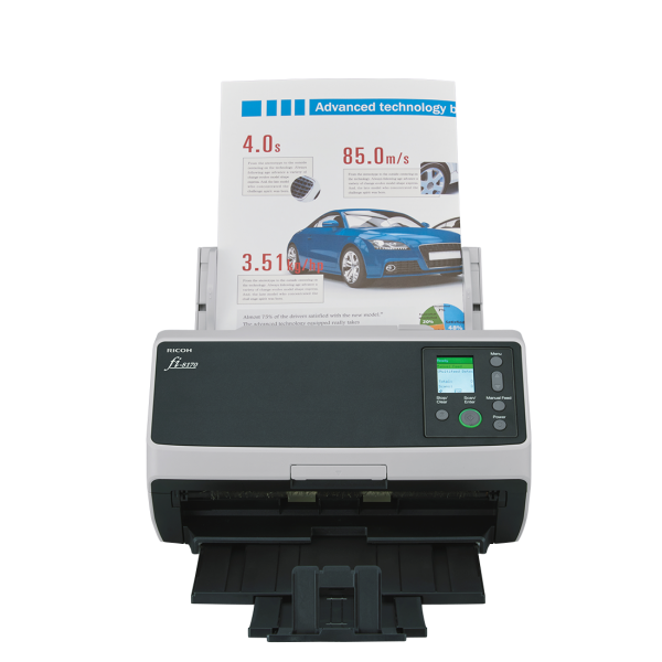 Ricoh fi-8170 ADF + scanner ad alimentazione manuale 600 x 600 DPI A4 Nero, Grigio [PA03810-B051]