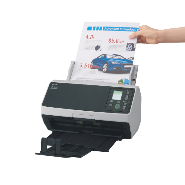 Ricoh fi-8170 ADF + scanner ad alimentazione manuale 600 x 600 DPI A4 Nero, Grigio [PA03810-B051]