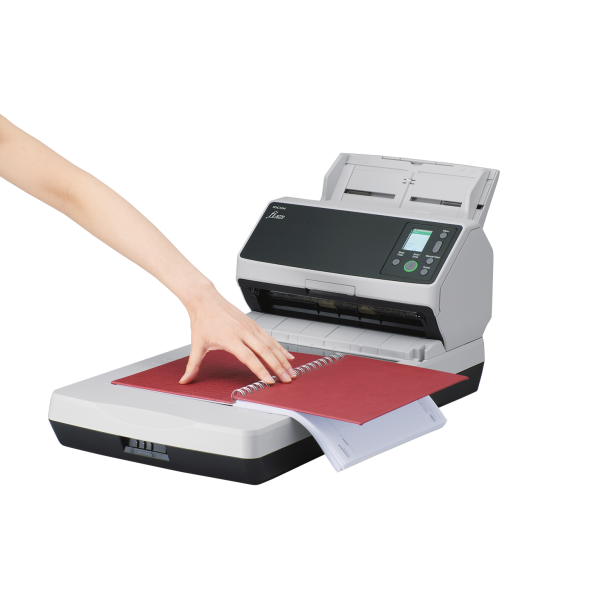 Ricoh fi-8270 ADF + scanner ad alimentazione manuale 600 x 600 DPI A4 Nero, Grigio [PA03810-B551]