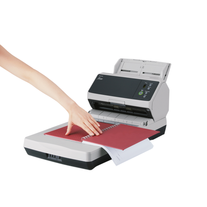 Ricoh fi-8250 ADF + scanner ad alimentazione manuale 600 x 600 DPI A4 Nero, Grigio [PA03810-B601]