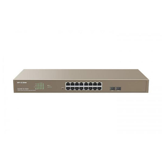 IP-COM SWITCH 16GE+2SFP CLOUD MANAGED POE [G3318P-16-250W]