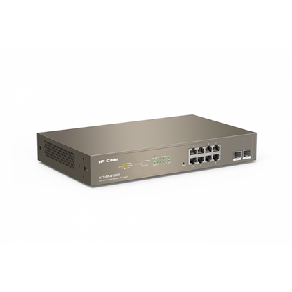 IP-COM Networks G3310P-8-150W switch di rete Gestito L2 Gigabit Ethernet (10/100/1000) Supporto Power over Ethernet (PoE) Grigio [G3310P-8-150W]