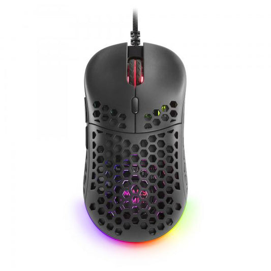 MARSGAMING GAMING MOUSE MM55 RGB BLACK 12800DPI, ULTRA-LIGHT 55g [MM55]