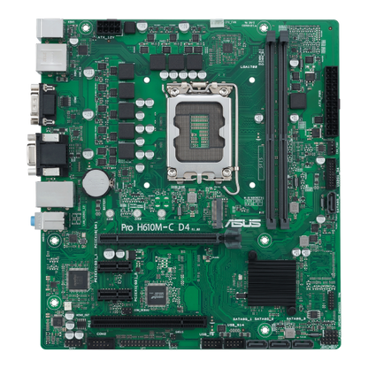 ASUS MB H610, PRO H610M-C D4-CSM, LGA 1700, 90MB1A30-M0EAYC [PRO H610M-C D4-CSM]