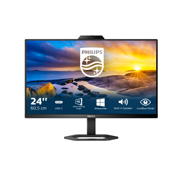 Philips 5000 series 24E1N5300HE/00 Monitor PC 60,5 cm (23.8") 1920 x 1080 Pixel Full HD LCD Nero [24E1N5300HE/00]