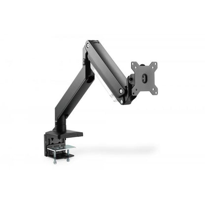 Digitus Universal Single Monitor Mount - Gas Spring/Clamp Mount - Max 15KG - Black [DA-90426]