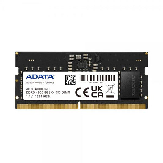 ADATA AD5S48008G-S memoria 8 GB 1 x 8 GB DDR5 4800 MHz Data Integrity Check (verifica integrità dati) [AD5S48008G-S]