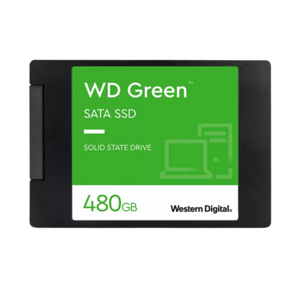 WESTERN DIGITAL SSD VERDE INTERNO 480GB 2.5" SATA 6GB/SR/W 545/430 [WDS480G3G0A] 