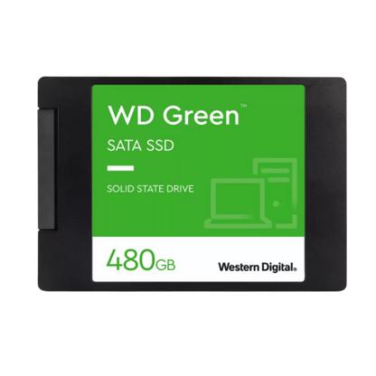 WESTERN DIGITAL SSD GREEN INTERNAL 480GB 2.5" SATA 6GB/SR/W 545/430 [WDS480G3G0A] 